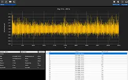 Control de una máquina con el medidor de vibración PCE-VM 20.