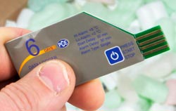 Registrador de datos USB para el control de mercancías en el transporte.