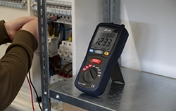 VDE-Testgerät im Einsatz