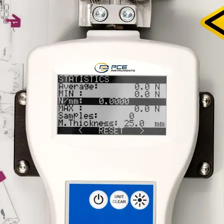 Adhesion Tester Display