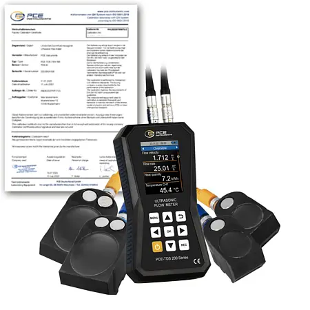 Portable Ultrasonic Flow Meter PCE-TDS 200 ML-ICA