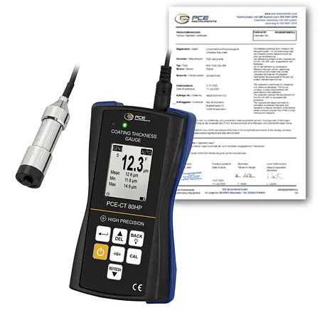 Coating Thickness Gauge PCE-CT 80HP-F5N3-ICA