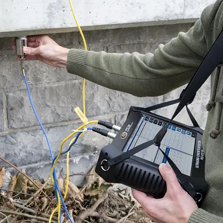 Concrete tester / concrete measuring device Application picture