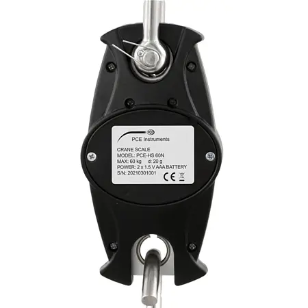Crane Scales Rear side
