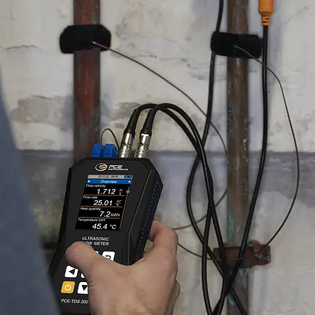 Portable Ultrasonic Flow Meter Application picture