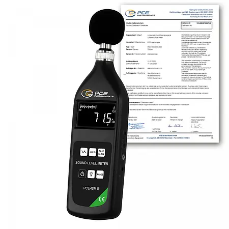 Sound Level Meter / Noise Level Meter PCE-ISM 5-ICA