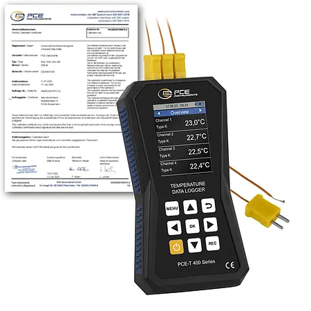 Temperature Data Logger / Temperature Logger PCE-T 420-ICA