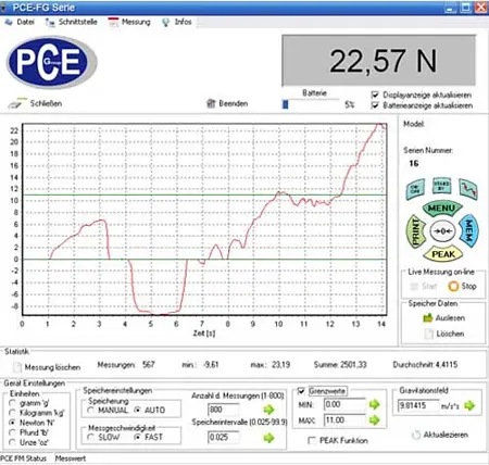 Torque Meter / Torque Tester Screenshot