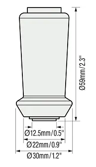 200D Probe Dimensions