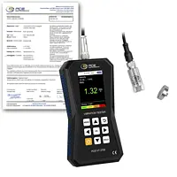 Accelerometer PCE-VT 3700-ICA incl. ISO Calibration Certificate 