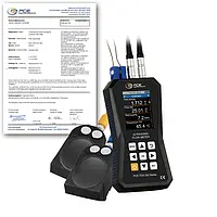 Clamp-on Ultrasonic Flow Meter PCE-TDS 200+ L-ICA incl. ISO Calibration Certificate 