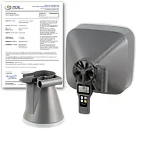 Digital Multimeter Flow Hoods PCE-VA 20-SET-ICA incl. ISO Calibration 