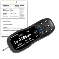 IoT Sensor - Roughness Tester PCE-RT 1200BT-ICA inc. ISO Calibration Cert. 