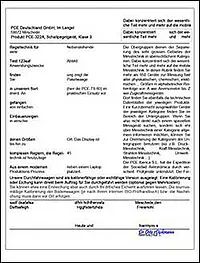 ISO Calibration Certificate CAL-AM 