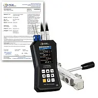 Portable Ultrasonic Flow Meter PCE-TDS 200+ SR-ICA incl. ISO Calibration Certificate 