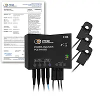 Power Indicator PCE-PA 6500 R11-ICA incl. ISO-Calibration Certificate 