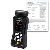 Rotation Meter PCE-LES 308-ICA incl. ISO-Calibration Certificate 