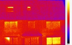 Uso delle camera termografica per il controllo degli edifici