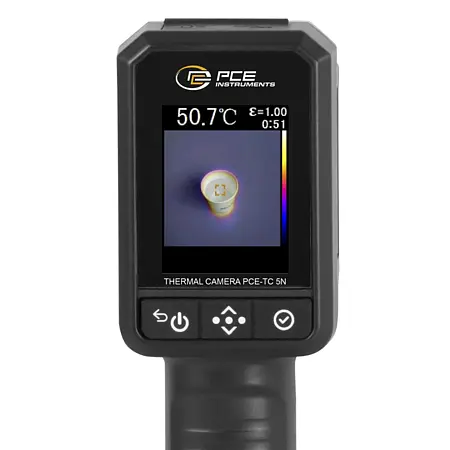 camera termografica Display