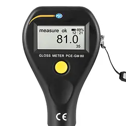 Glossmetro PCE-GM 80-ICA (Rapporto di taratura ISO incluso): Display