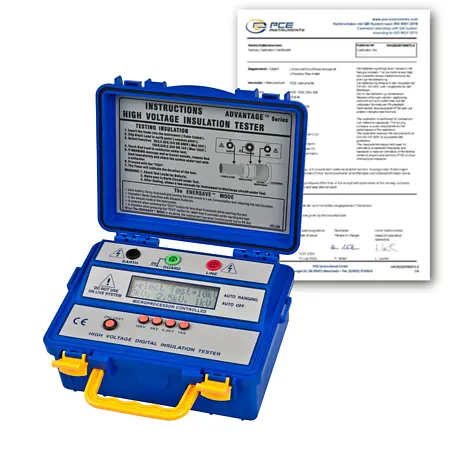Misuratore di isolamento PCE-IT414-ICA