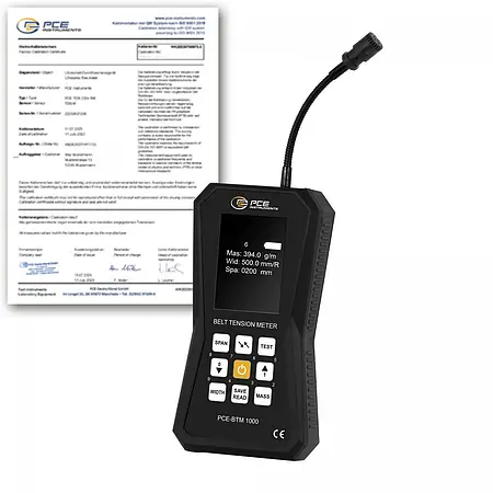 Misuratore di tensione per cinghie di distribuzione PCE-BTM 1000-ICA
