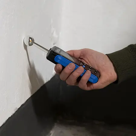 Misuratore di umidità dei muri e delle pareti Immagine dell'applicazione