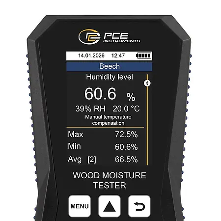 Misuratore di umidità per materiali Display