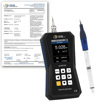 Misuratore per agricoltura PCE-PH 228LAB-HTE-ICA