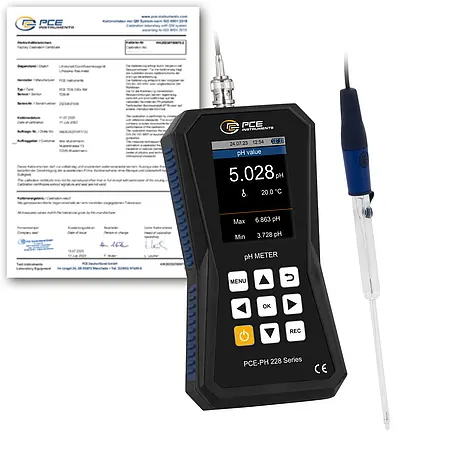 Misuratore per agricoltura PCE-PH 228LAB-ME3-ICA