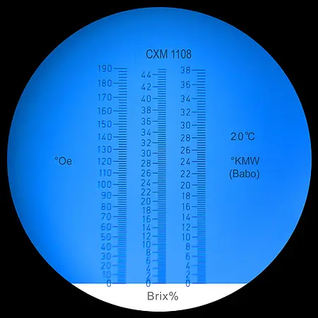Scala del rifrattometro