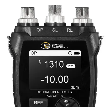 Tester per fibre ottiche Display