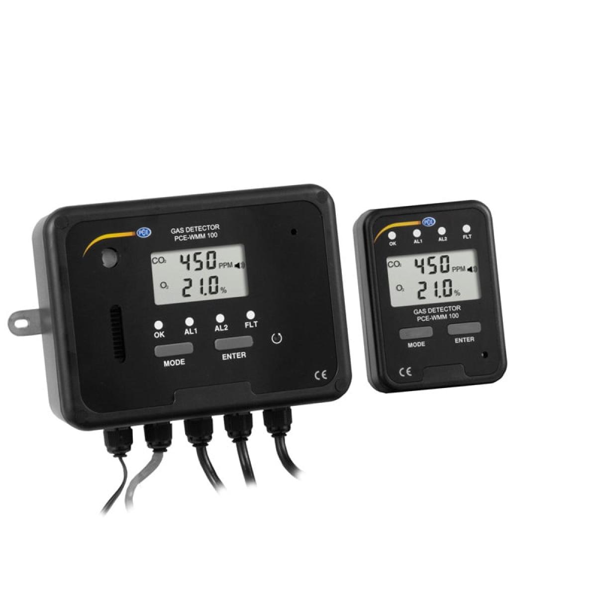 Misuratore di CO2 e O2 PCE-WMM 100 