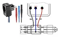 Schema dell'analizzatore di potenza