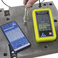 Analizzatore di materiale Immagine dell'applicazione