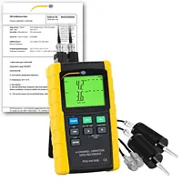 Data logger PCE-VM 5000-KIT-ICA (Rapporto di taratura ISO incluso) 