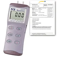 Manometro PCE-P30-ICA (Certificazione ISO inclusa) 