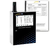 Misuratore di particelle PCE-PQC 31EU ((Certificazione NIST inclusa) 