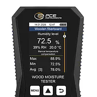 Misuratore di umidità per materiali Display