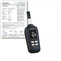Misuratore HVAC PCE-444-ICA Rapporto di taratura ISO incluso 