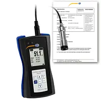Misuratore per prove su materiali PCE-CT 80-FN1D5-ICA (Rapporto di taratura ISO incluso) 