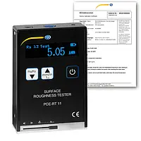 Misuratore per prove su materiali PCE-RT 11-ICA (Rapporto di taratura ISO incluso) 