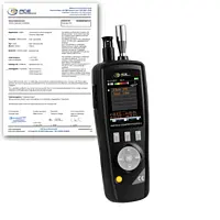 Tester per aria PCE-PCO 2-ICA Rapporto di taratura ISO incluso 