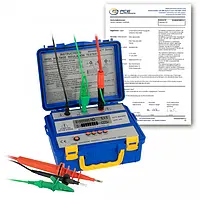 Tester VDE PCE-IT413-ICA Rapporto di taratura ISO incluso 