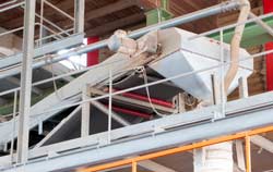 Tachymètre industriel pour le contrôle d'une bande transporteuse.