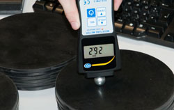 Mesure de l'humidité dans les tampons en caoutchouc