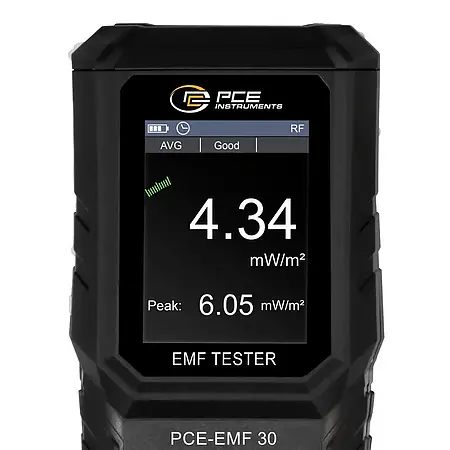 Analyseur de champ électromagnétique EMF | Affichage