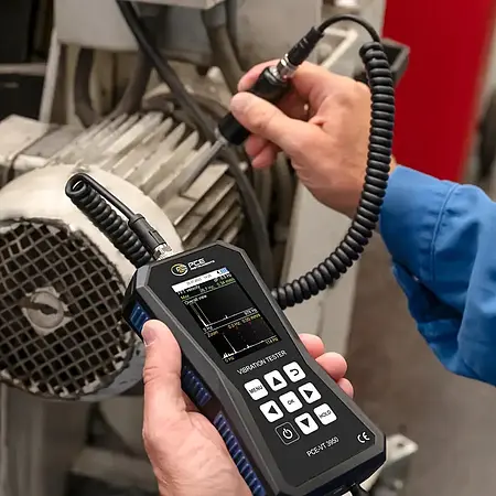 Analyseur de vibration | Exemple d'utilisation