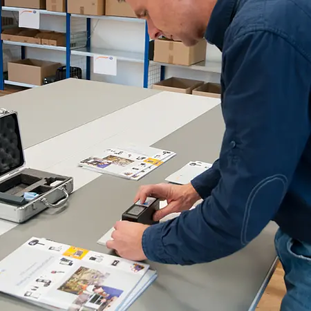 Appareil de contrôle de l'état de surface PCE-GM 55