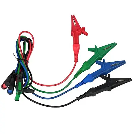Appareil de mesure électrique | Ohmmètre | Pinces crocodiles